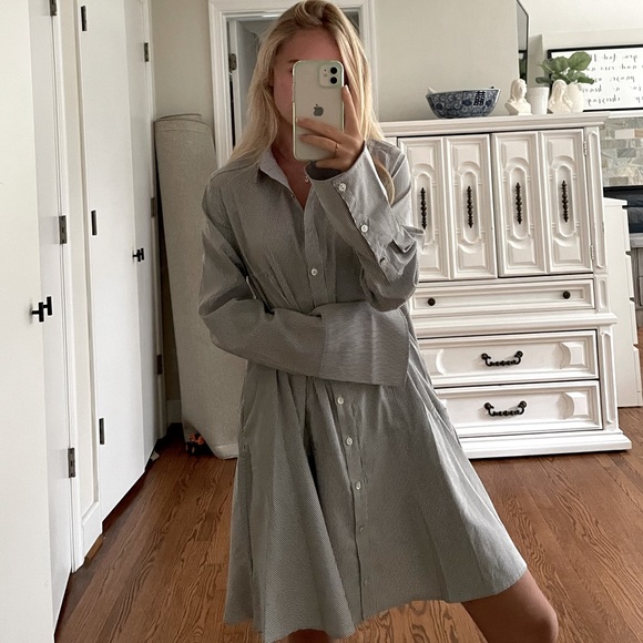 Vestique/New/SizeM/ Blue White Stripe-Dress - Picture 2 of 8